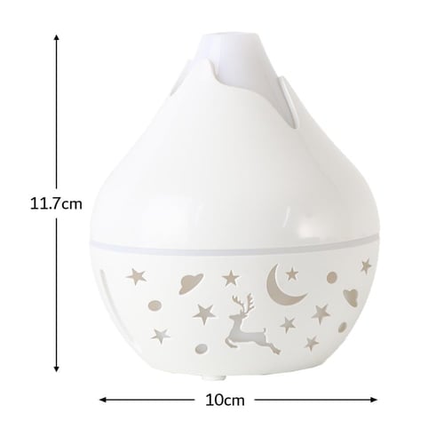 فواحة ترطيب الهواء مع إضاءة تعمل بالشحن