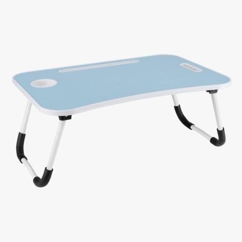 طاولة للدراسة محمولة وقابلة للطي - لون ازرق