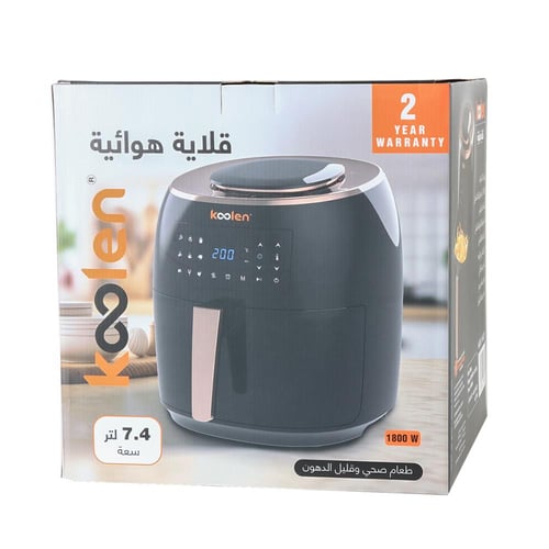قلاية هوائية رقمية كولن 7.4 لتر – 1800 واط | طعام...