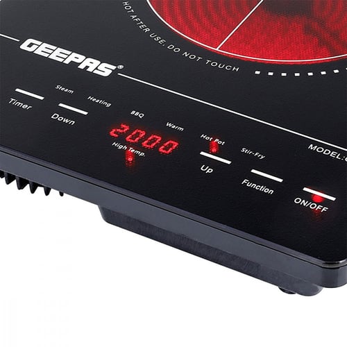 جيباس موقد طبخ كهربائي يعمل بالاشعة تحت الحمراء