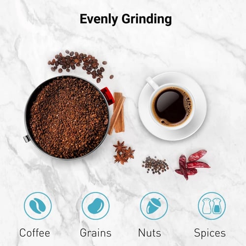 جيباس مطحنة القهوة الكهربائية / احمر