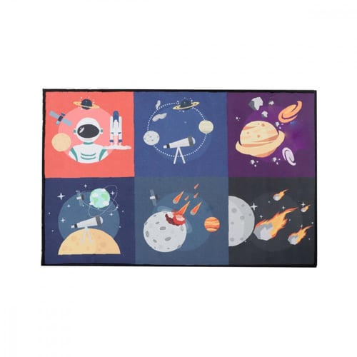 سجادة اطفال بتصميم فضاء مقاس 80*50 سم