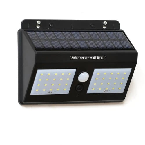 دي إل سي مصباح خارجي ثنائي بالطاقة الشمسيه بمستشعر...
