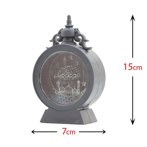 ديكور رمضان فانوس دائري بإضاءة