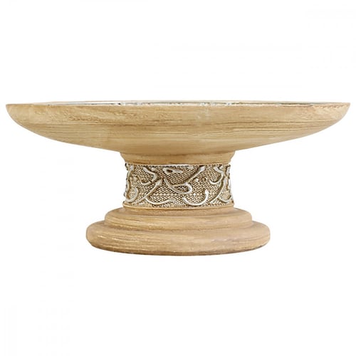 صحن تقديم حلويات مزخرف بقاعدة-L-04-01