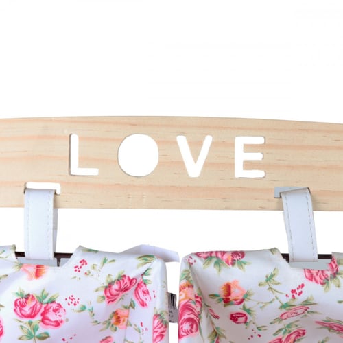 منظم تخزين قماشي مع 4 سلات وحامل خشبي