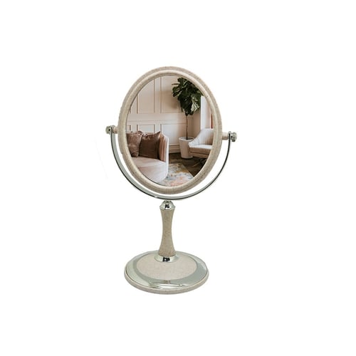 مرايا ميك اب دائرية مع قاعدة