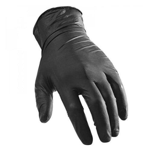 قفازات بلاستيك مقاس XL اسود 40 حبة A-05-5