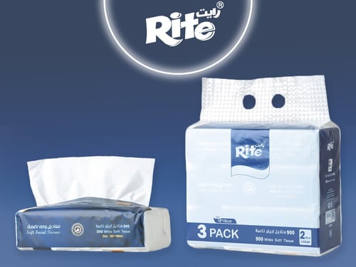 مناديل ابيض للوجه 900 حبة