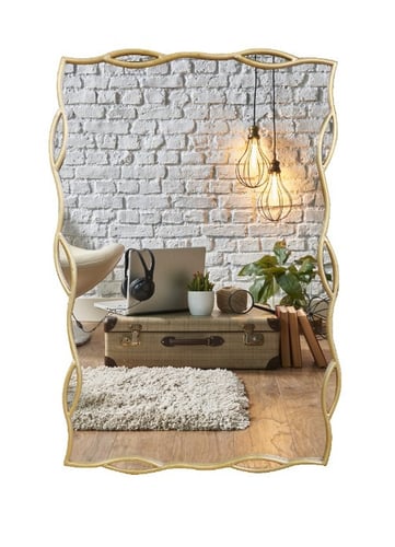 مرايا ديكور مودرن ذهبي