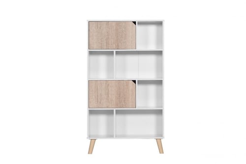 دولاب متعدد الإستخدام 4 ادوار خشب ماليزي لون أبيض...