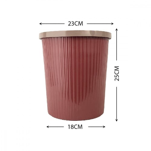 سلة مهملات لون أحمر غامق O0301