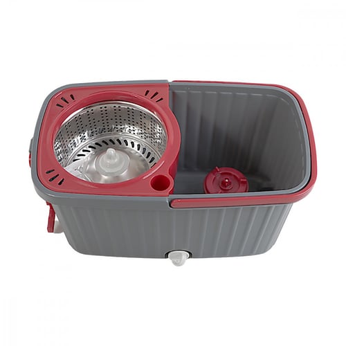 ممسحة دائرية للارضيات مع دلو مقسم -H-04-02