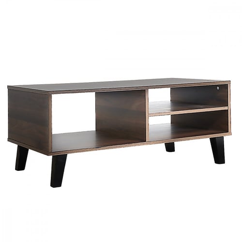 طاولة قهوة - لون بني