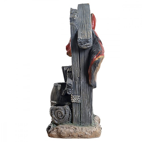 نوافير حديقة منزلية شكل جرة وحصان مع إضاءة LED