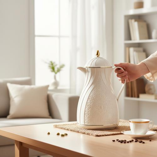 ترمس شاي 1 لتر من روز - جديد