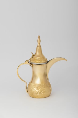 دلة ذهبي وسط هندية