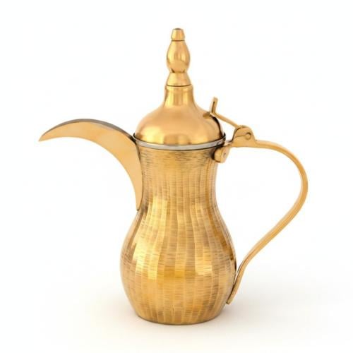 دلة القهوة العربية الهندية بالنقشة الكاملة | ستيل...