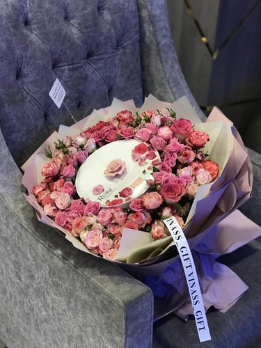 بوكيه مع شوكلت بستاني