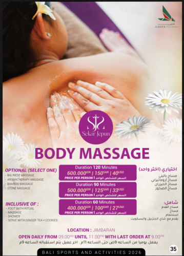 Body Massage – Sekar Jepun