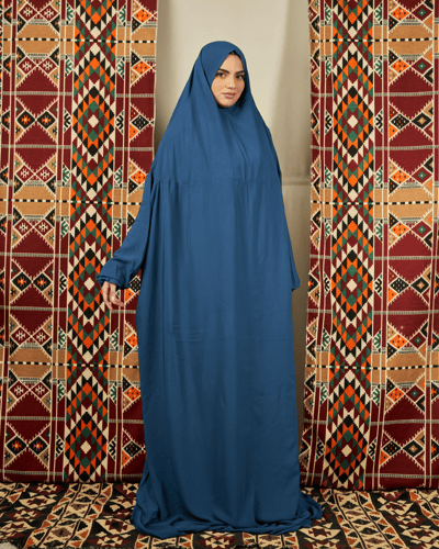 شرشف صلاة تركوازي غامق - بخنق مطاط