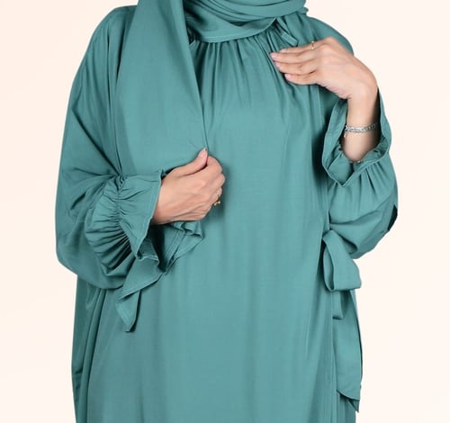 شرشف صلاة تيفاني- لف بربطة جانبية