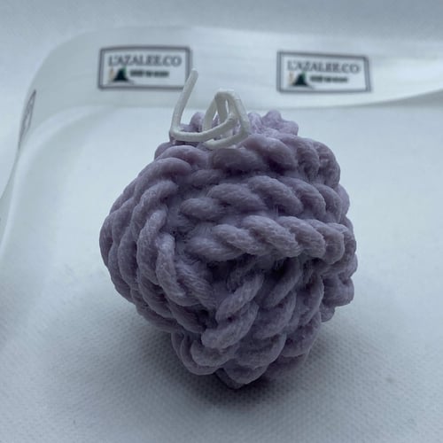 شمعة العقدة بنفسجي