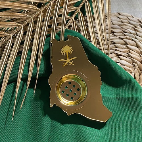 مبخرة خريطة السعودية