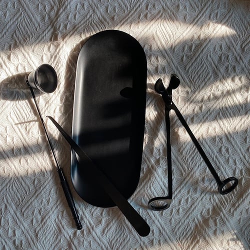 طقم أدوات عناية بالشمعة