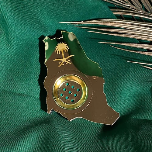 مبخرة خريطة السعودية