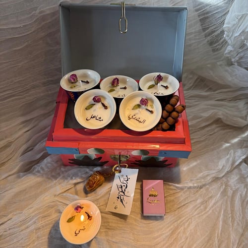 صندوق شموع الفناجيل العتيق