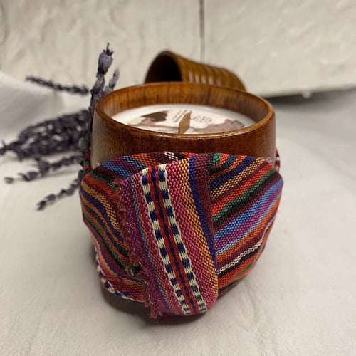 شمعة يوم التأسيس خزامى