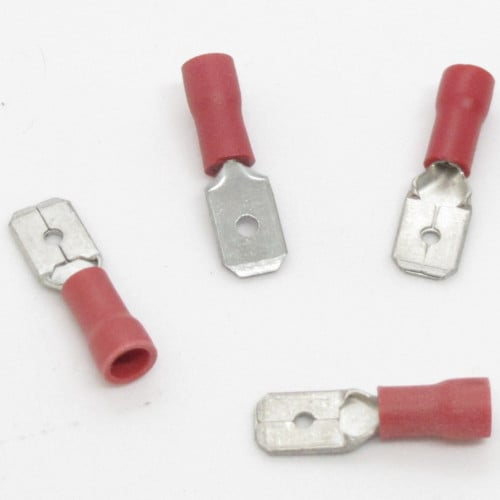 موصل كيبل 2 ملم ذكر أحمر عدد 5 حبات