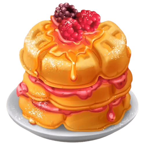 10 وافل التوت