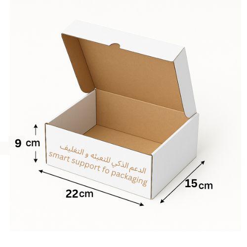 كرتون تركيب ابيض مقاس 9*15*22 (ربطة)