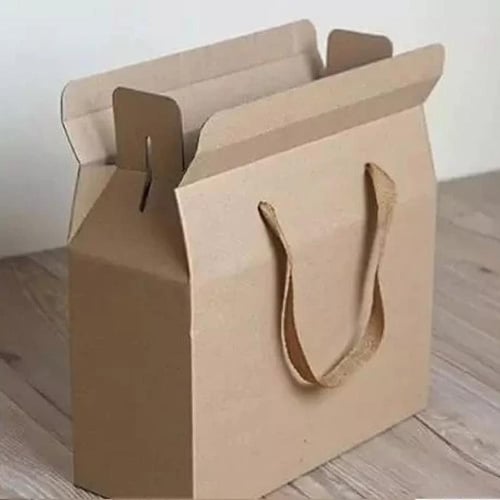 كيس كرتوني وسط مقاس 25*11*20