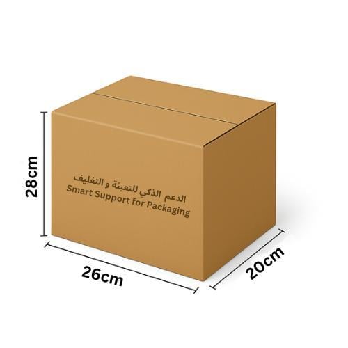 كرتون مقاس 28*20*26 (ربطة)