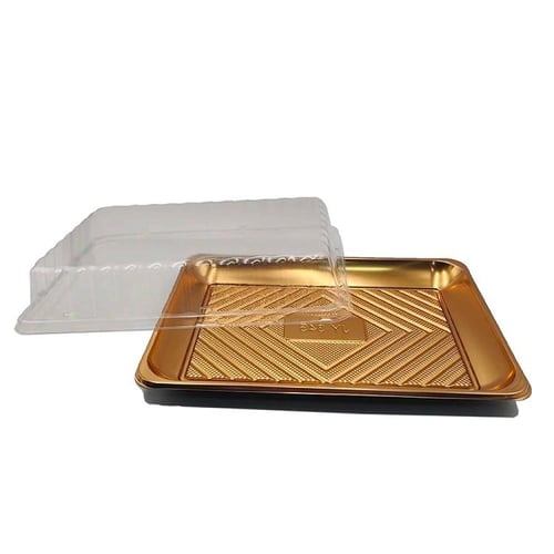 طبق حلى ذهبي وسط 20*29 (مقاس 1)