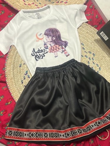 طقم تنورة بناتي