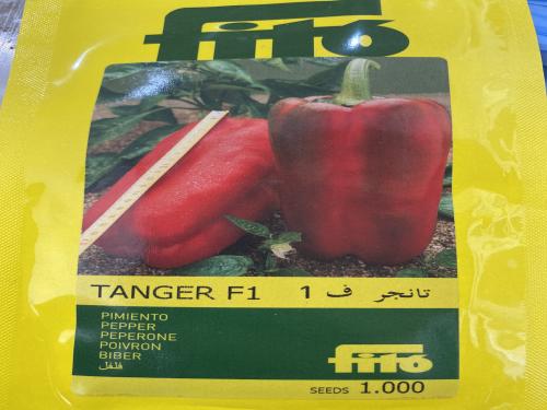 20 حبه بذور فلف احمر تانجر ف1 اسباني