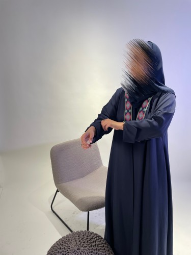 Blue abaya