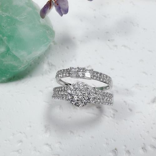 Two-Tone 925 Silver Ring