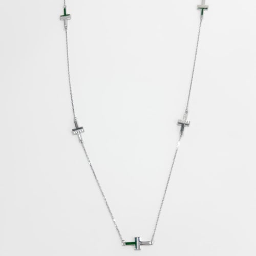 925 Silver Necklace with Unique Design