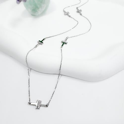 925 Silver Necklace with Unique Design