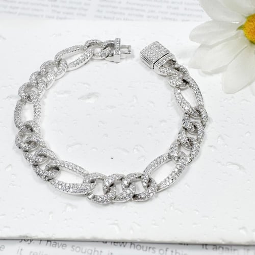 925 Silver bracelet with zircon design