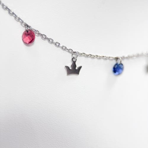 Silver 925 Crown Design Choker