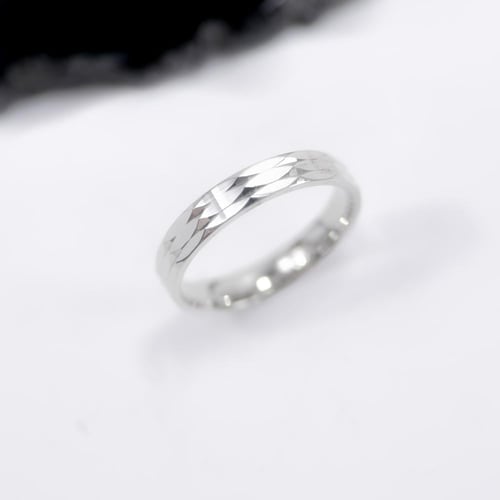 Men’s 925 Silver Wedding Ring Minimal Design