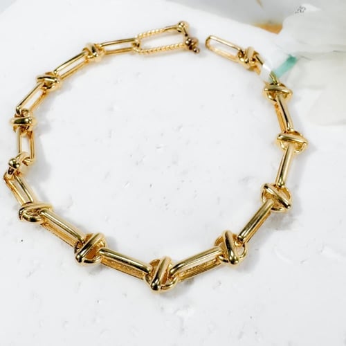 925 Silver Bracelet Elegant Gold Plated Design