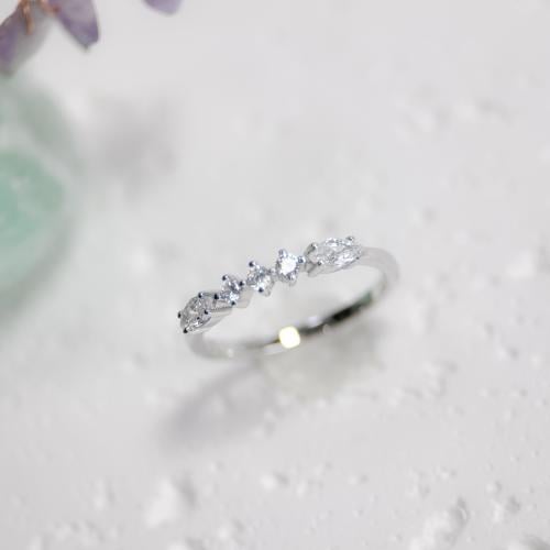 Classic 925 Silver Zircon Ring