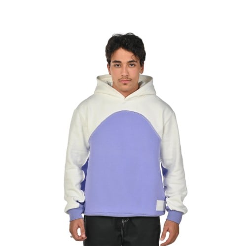 Purple & White Hoodie